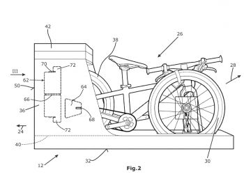 Canyon's patent includes an integrated inseam measurement feature.