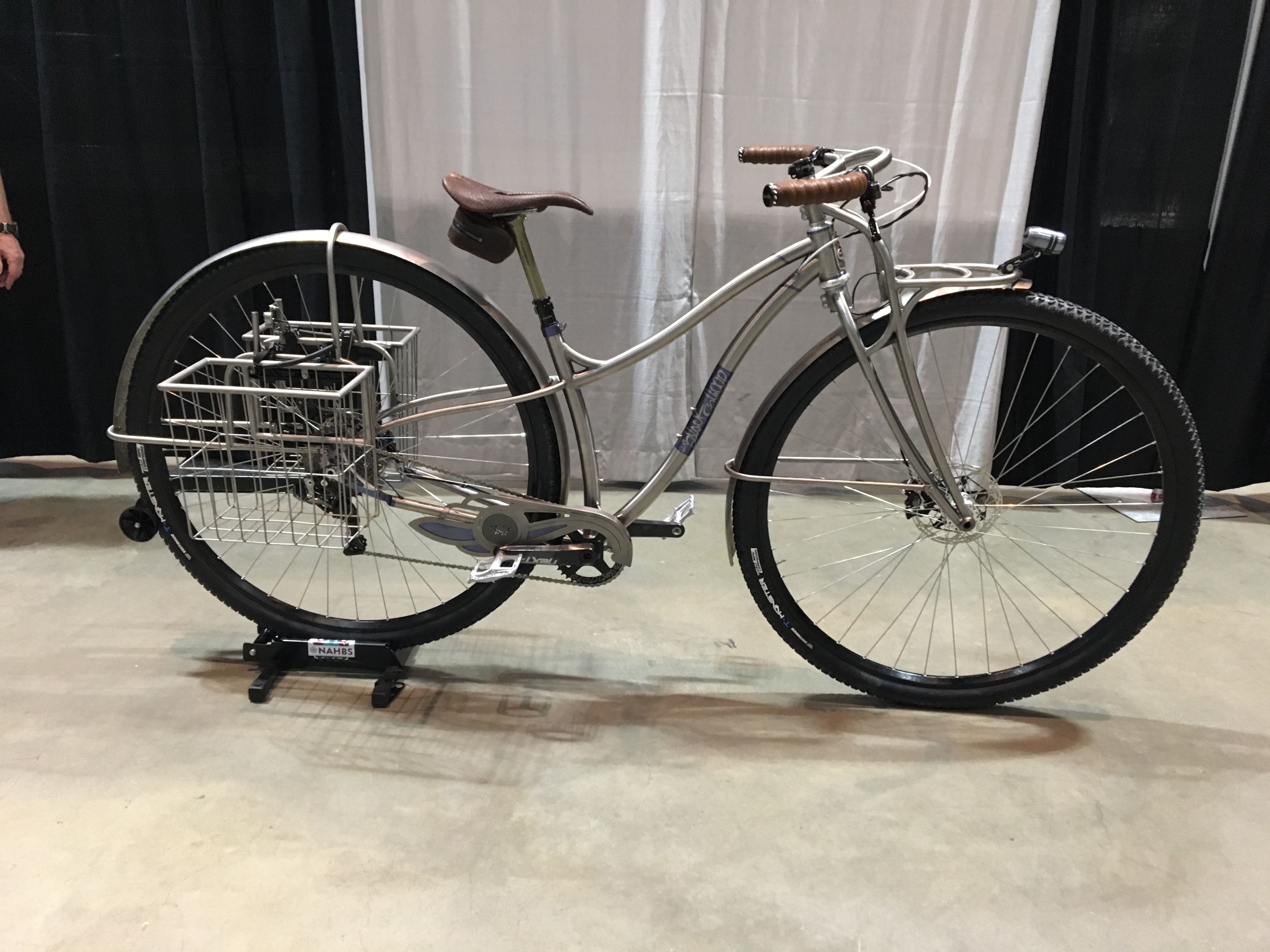  This 36-inch wheel mountain bike from Black Sheep to the Artisan Award, which is given to a bike with an unusual degree of in-house fabrication. 