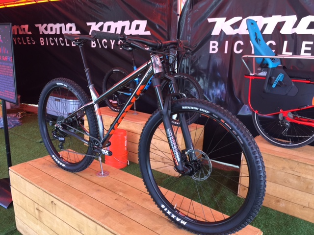 Kona's Honzo ST aggressive hardtail will be available in complete build this summer.