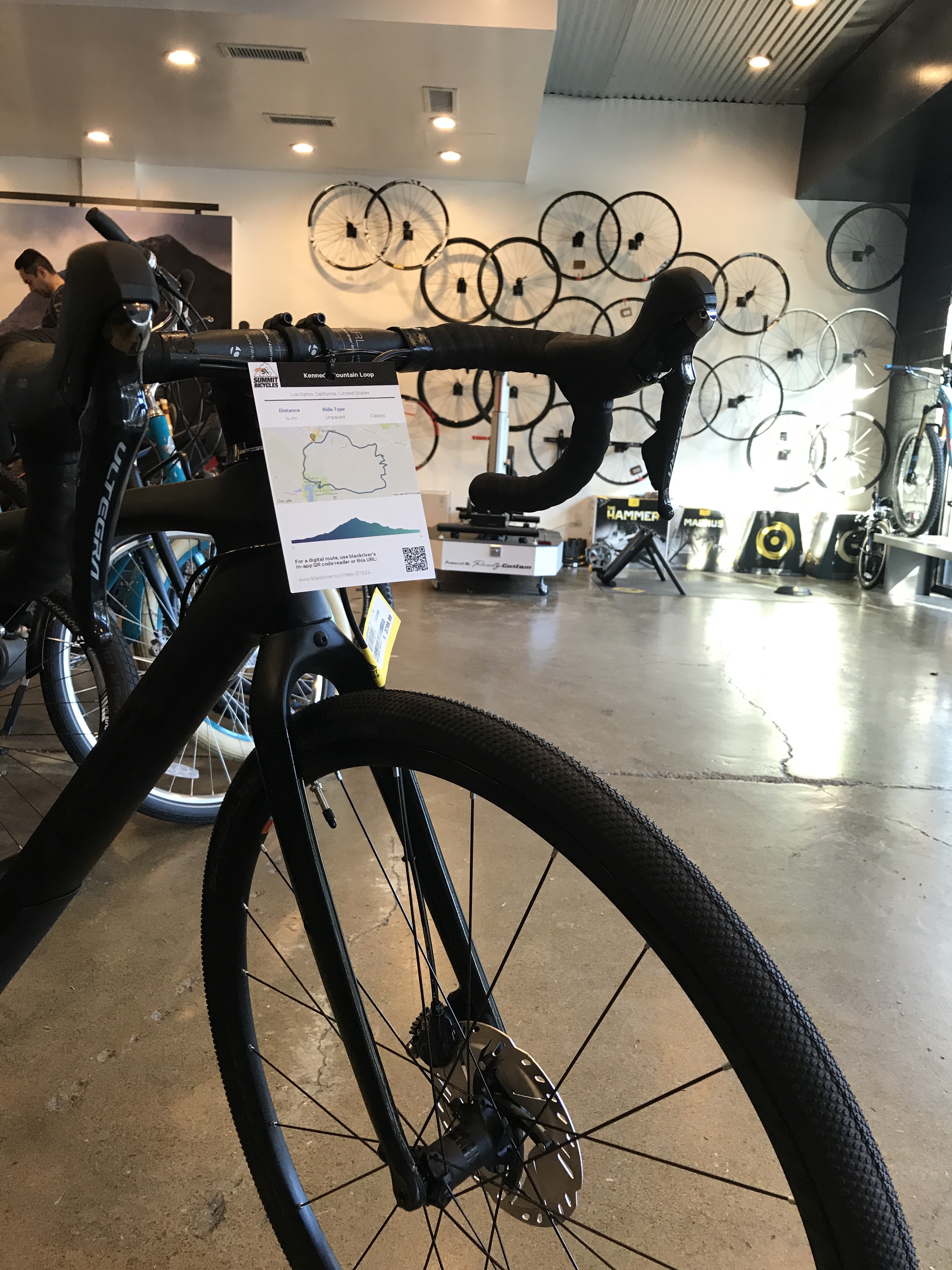 Retailer Ian Christie, co-founder of the 20 Collective and owner of five Bay Area Summit Bicycle stores, created Ride Guide hang tags to give customers an idea of where they can ride a particular bike model.