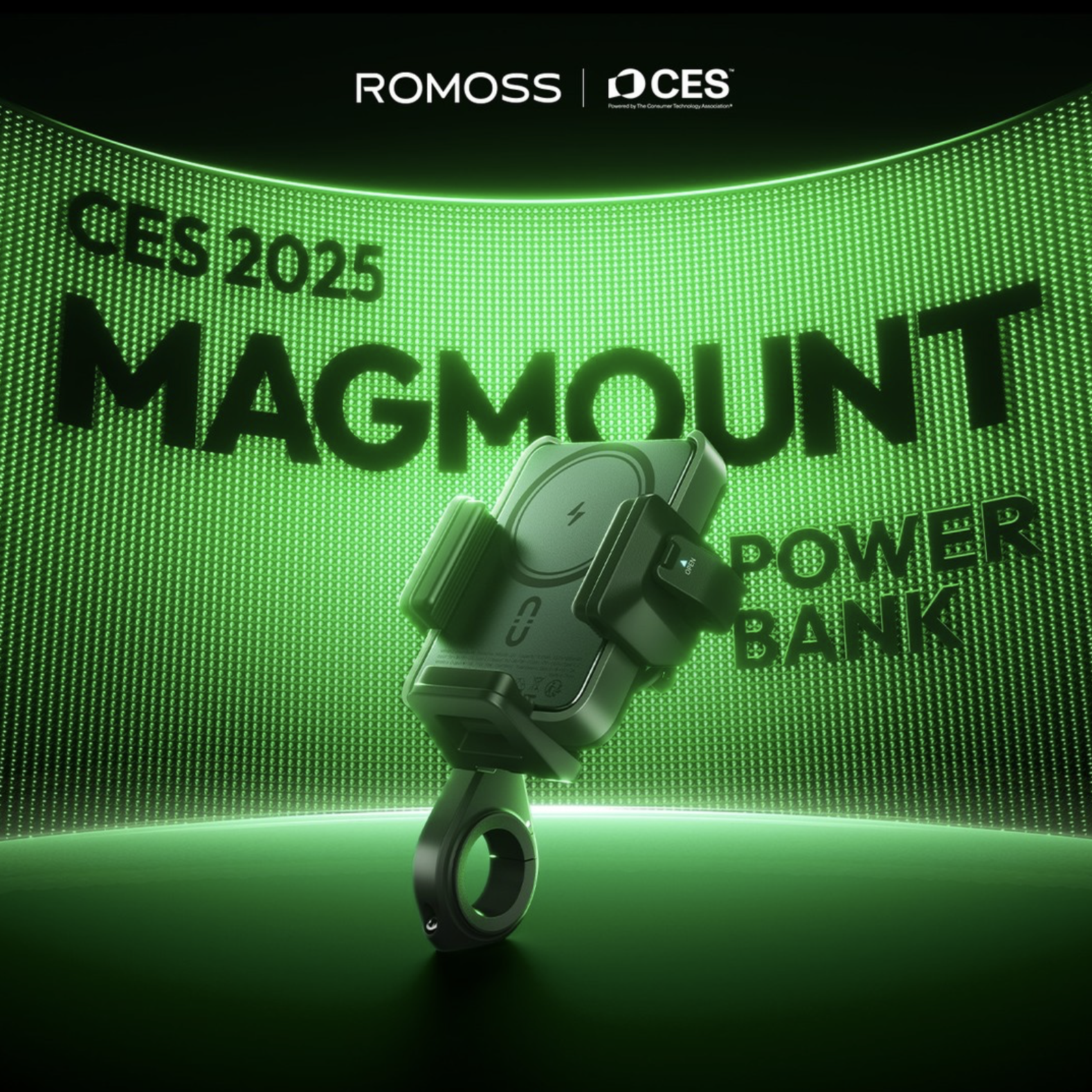 The Romoss Magmount is being marketing to cyclists. 