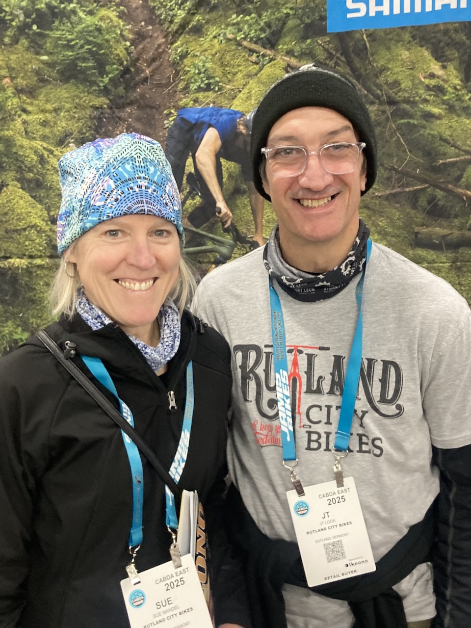 Sue Mandel and JT Look of Rutland City Bikes, Rutland, Vt. 