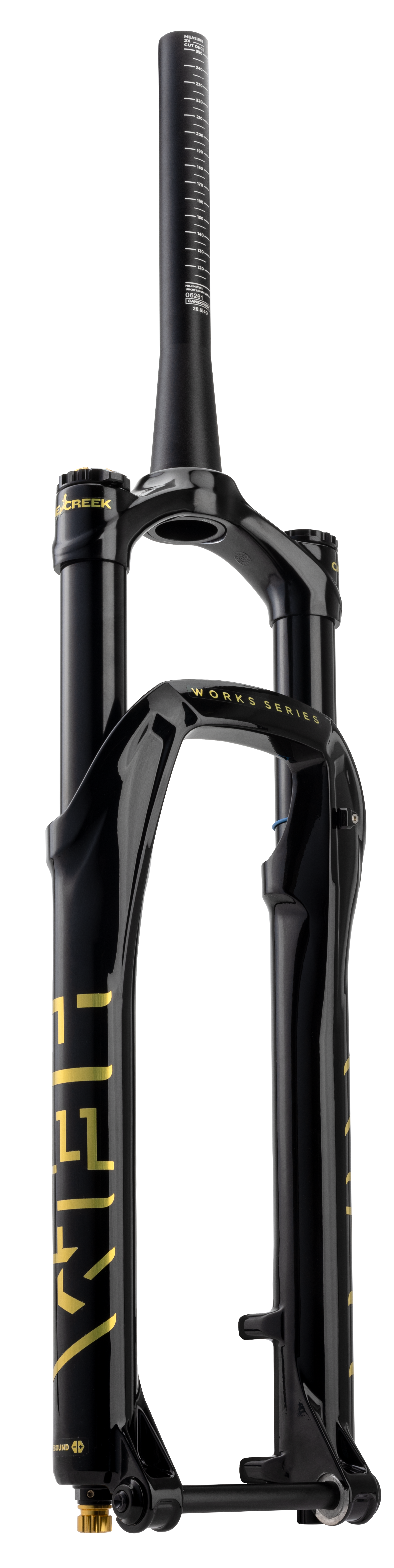 Cane Creek's Helm Works Series fork. 